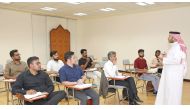 Participants in an Arabic course organised by Abdullah Bin Zaid Al Mahmoud Islamic Cultural Centre.