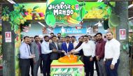 Safari Group Managing Director Shaheen Backer and Safari Group Director and Group General Manager Zainul Abideen with others during the opening ceremony of Mango Festival at a Safari outlet.