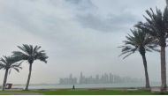 A look at today's skyline as the weather turns cloudy in Doha. Photo: Salim Matramkot/ The Peninsula 