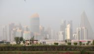 Slight dust to blowing dust observed at some places in Qatar today, June 4. (Photo by Salim Matramkot / The Peninsula)