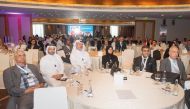 Officials attending the third Qatar Acute Care Surgery Symposium at the W Doha Hotel, recently 