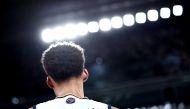 Metropolitan 92's French center Victor Wembanyama reacts during the game three of French Elite basketball finals between Monaco and Boulogne-Levallois Metropolitans 92 in Paris, on June 15, 2023. (Photo by Anne-Christine POUJOULAT / AFP)