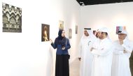 Prof. Dr. Khalid bin Ibrahim Al Sulaiti, Katara General Manager (second right) with other officials during the opening of the exhibition.