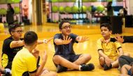 Children taking part in a previous edition of the summer camp.  