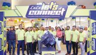 Regional Director of Lulu Hypermarket Qatar Shaijan M O during the launch of ‘Let’s Connect’ promotion yesterday at the D-Ring Road branch in Doha.