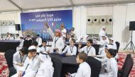 Children attending one of the workshops during the Katara Summer Camp.