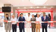 Bollywood superstar Hrithik Roshan and Managing Director of Kalyan Jewellers T S Kalyanaraman with other officials during opening of Kalyan Jewellers’ 200th global showroom at Jammu.