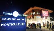 Visitors at the Turkish pavilion at Expo 2023 Doha. 