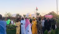 Senegalese Minister of Commerce H E Abdou Karim Fofana at the Senegal Pavilion in Expo 2023 