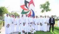 Officials during the inauguration of Gulf Engineering Union’s pavilion at Expo 2023 Doha.