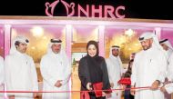 National Human Rights Committee Chairperson H E Maryam bint Abdullah Al Attiyah inaugurating the NHRC pavilion at Doha 2023 Expo.