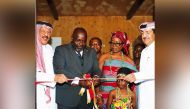 Ghana’s Deputy Minister for Trade and Industry Hon Michael Okyere Baafi (second-left), Expo 2023 Doha Commissioner General  Ambassador Bader bin Omar Al Dafa (left), GEPA CEO Osafohene Dr. Afua Asabea Asare (second right) and Expo 2023 Doha Secretary General  Mohammed Al Khouri (right) at the event yesterday. 