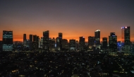 Buildings pictured during sunset in Jakarta, Indonesia. AFP file photo.