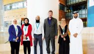 The microbiome cancer research team at Sidra Medicine.