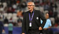 Tajikistan's Croatian coach Petar Segrt looks on during the Qatar 2023 AFC Asian Cup Group A football match between Tajikistan and Lebanon at the Jassim bin Hamad Stadium in Doha on January 22, 2024. (Photo by HECTOR RETAMAL / AFP)