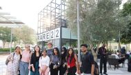  A group of GU-Q students at COP-28.