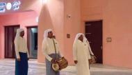 The Musaheratis or Ramadan drummers roaming around the Old Doha Port.