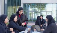  Students during a session at Qatar Academy Al Wakrah.