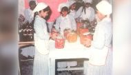 Old Qatar School, one of the exhibits on display at the event.