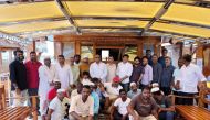 Eid gifts were distributed to about 85 deserving blue collar workers and fishermen at Old Doha Port on April 5.
