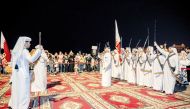 A cultural performance as part of the Eid festivities at Katara. Pic: Amr Diab/The Peninsula