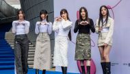 Members of South Korean K-pop group NewJeans pose on the blue carpet at Seoul Fashion Week at Dongdaemun Design Plaza in Seoul on March 15, 2023. Photo by ANTHONY WALLACE / AFP