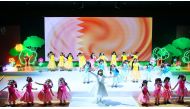 Children performing during the ceremony.