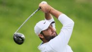 Scottie Scheffler of the United States plays his shot from the 16th tee during the second round of the 2024 PGA Championship at Valhalla Golf Club on May 17, 2024 in Louisville, Kentucky. Andy Lyons/Getty Images/AFP 