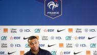 France's forward Kylian Mbappe speaks during a press conference on the eve of the team's international friendly against Luxembourg, as part of their preparations for the UEFA Euro 2024 European football championships, in Longeville-les-Metz, eastern France, on June 4, 2024. Photo by FRANCK FIFE / AFP.