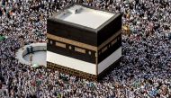 Worshippers pray around the Kaaba, Islam's holiest shrine, at the Grand Mosque in Saudi Arabia's holy city of Mecca on June 11, 2024 ahead of the annual hajj pilgrimage. (Photo by Fadel Senna / AFP)