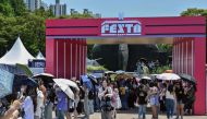 Fans of K-pop boy band BTS attend the annual 'BTS Festa' in Seoul on June 13, 2024. (Photo by Anthony Wallace / AFP)