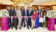 Inauguration of new showroom by Peter Soulsby, City Mayor for Leicester in the presence of Shamlal Ahamed, MD-International Operations, Malabar Gold & Diamonds and other officials.