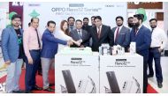 OPPO team and Lulu Hypermarket officials during the launch recently.