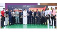 Officials at the draw held at the D-Ring Road branch of Lulu Hypermarket. 