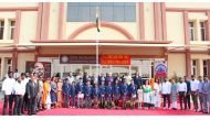 Guests, staff and students of the school during the ceremony.