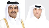 Minister of State for Energy Affairs, President and CEO of QatarEnergy, and Chairman of QEWC Board of Directors, H E Saad Sherida Al Kaabi (left) and QEWC Chairman, Mohammed Nasser Al Hajri