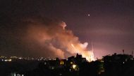 Photo used for demonstration purposes. Smoke rises following an Israeli strike on a target between the villages of Ghandourieh and Froun in southern Lebanon late on September 6, 2024. Photo by Ammar Ammar / AFP.