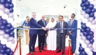 Mannai Travel officials inaugurating their new head office in Matar Kadeem, Doha.