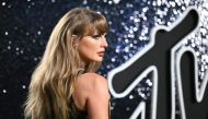 US singer-songwriter Taylor Swift arrives to attend the MTV Video Music Awards at UBS Arena in Elmont, New York, on September 11, 2024. (Photo by ANGELA WEISS / AFP)