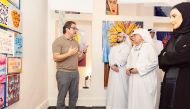 Officials during the opening of the exhibition.