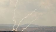 Smoke billows from the site of an Israeli airstrike on Lebanon's southern village of Taybeh on September 23, 2024. (Photo by Rabih DAHER / AFP)

