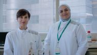 Dr. Souhaila Al Khodor (right) and Dr. Annalisa Terranegra