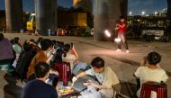 Photo used for demonstration purposes. Local residents gather for barbecues to celebrate the Mid-Autumn Festival, near the Dajia Riverside Park in Taipei, Taiwan on September 17, 2024. Photo by Yan ZHAO / AFP.