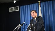 Shigeru Ishiba, the new head of the ruling Liberal Democratic Party (LDP), takes part in a press conference at the party's headquarters in Tokyo on September 30, 2024. Photo by Philip FONG / AFP.