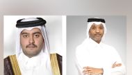 Sheikh Mohammed bin Hamad bin Jassim Al Thani (left), Chairman and Managing Director of Dukhan Bank and Ahmed Hashem, Acting Group Chief Executive Officer of Dukhan Bank