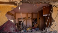 This picture shows a view of building hit by Israeli air strikes in Baalbek, in Lebanon's eastern Bekaa Valley, on October 9, 2024,. (Photo by Fabio Bucciarelli / AFP)
