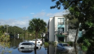 File photo of vehicles flooded in an apartment complex in Clearwater, Florida, following the passage of Hurricane Milton on October 10, 2024. 