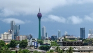 Clouds loom over the sky of Sri Lanka's capital Colombo on August 20, 2024. (Photo by Ishara S. KODIKARA / AFP)

