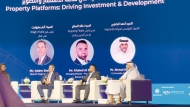 Khaled Al Saeh, Country Manager for Qatar and Bahrain at Property Finder along with other panelists during the Cityscape Qatar 2024.