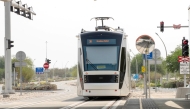 One of the Education City tram 